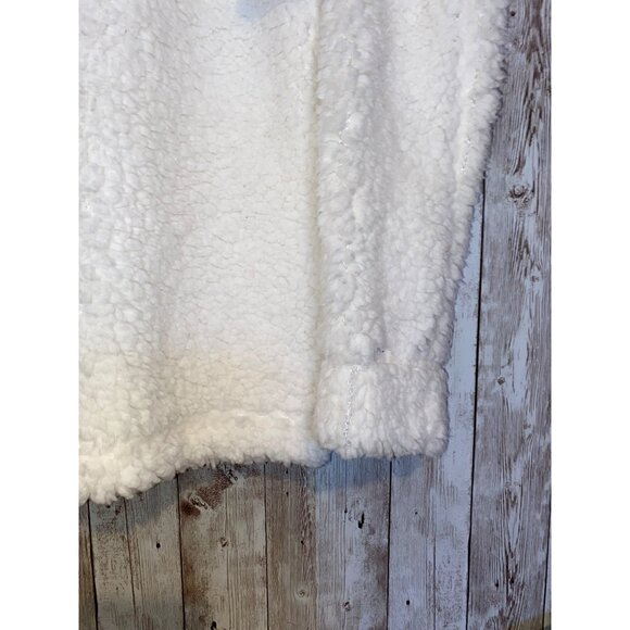 Time And Tru Christmas Sweatshirt Scottie Dog Sequin Red Black Plaid Size Small - Picture 4 of 10